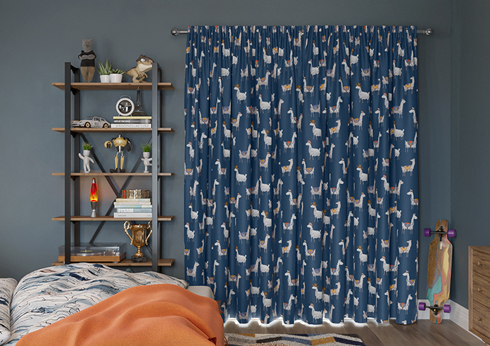 Alpaca, Indigo - Made to Measure Curtains - Image 7